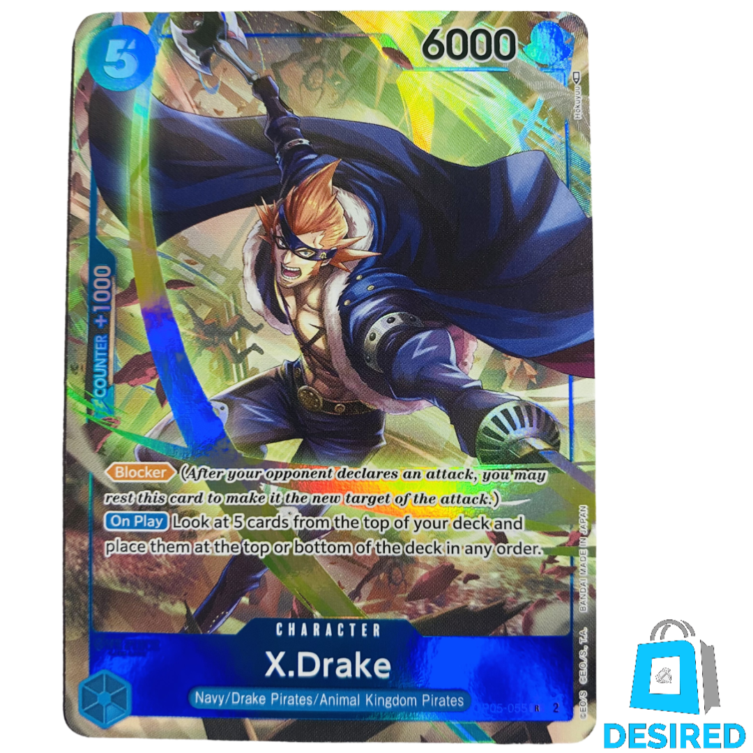 X Drake (Alternate Art) OP05-055 R - Awakening Of The New Era OP05