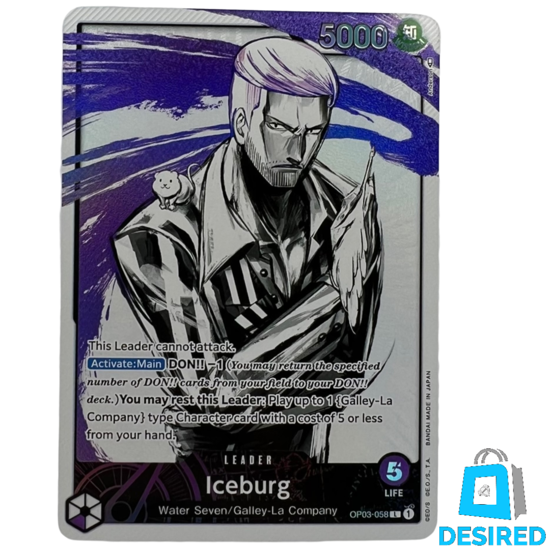 Iceburg (Alternate Art) OP03-058 L - Pillars Of Strength OP03