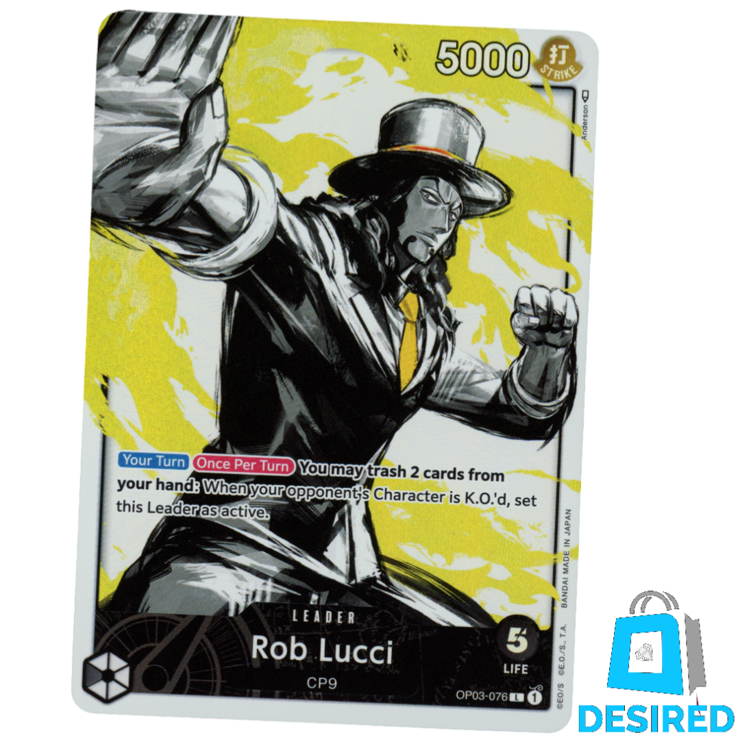 Rob lucci (Alternate Art) OP03-076 L - Pillars Of Strength OP03