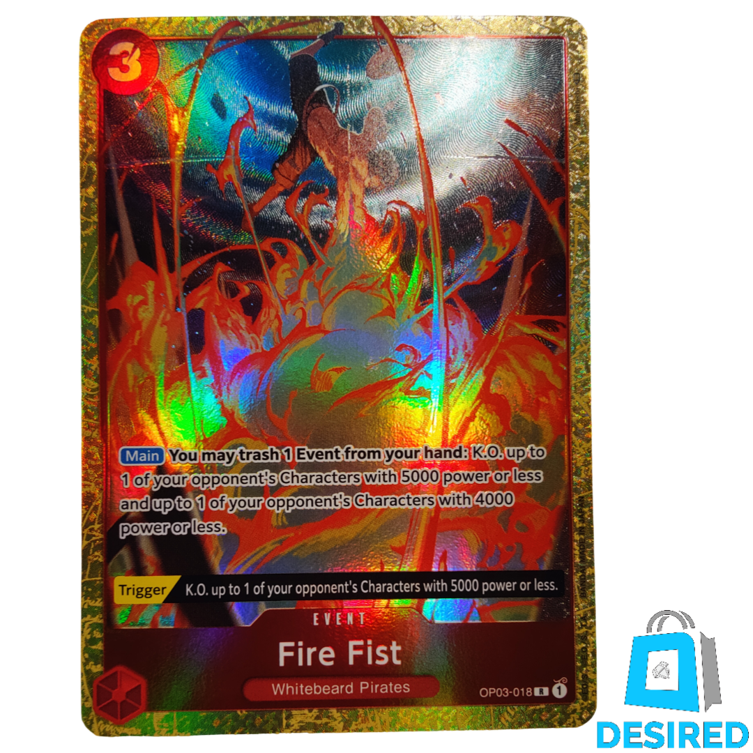 Fire Fist (Alternate Art) OP03-018 R - Pillars Of Strentgh OP03