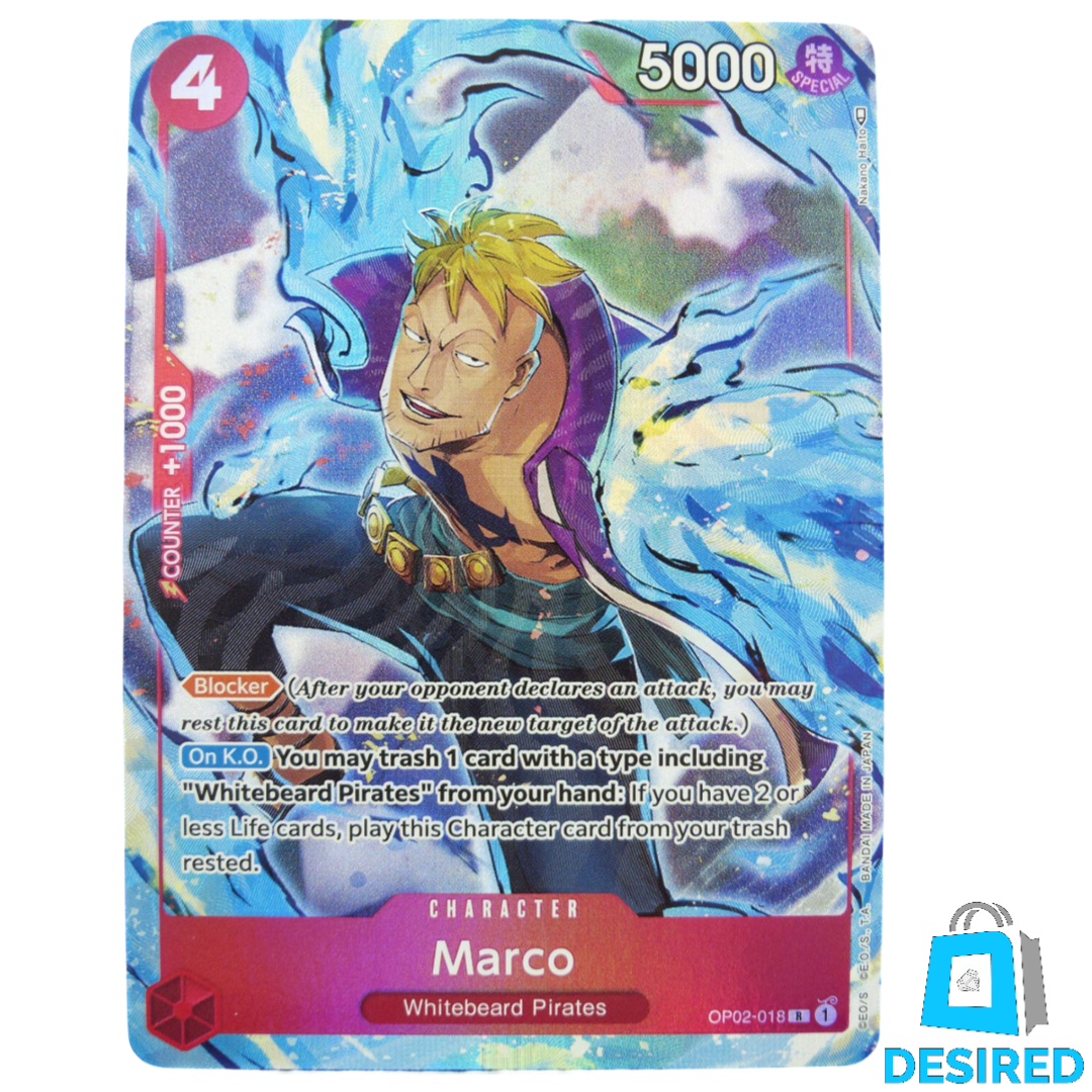 Marco (Alternate Art) OP02-018 SR - Paramount War OP02