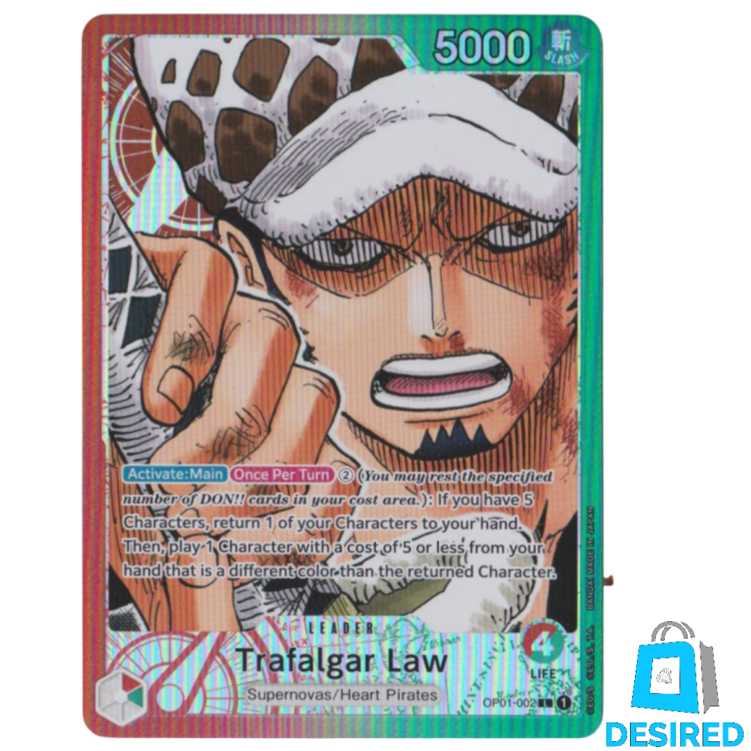 Trafalgar Law (Alternative Art) OP01-002 L - Romance Dawn OP01