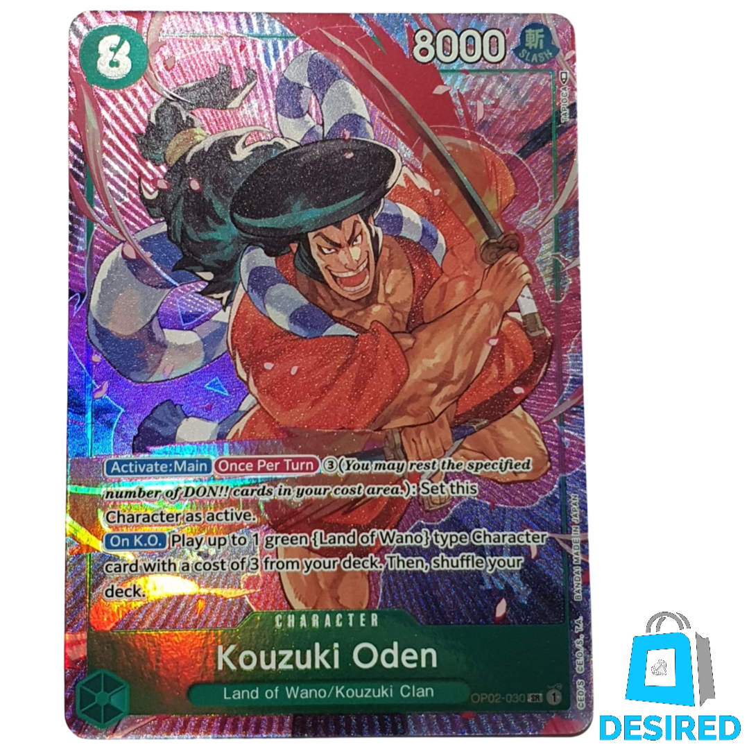 Kouzuki Oden (Alternate Art) OP02-030 SR - Paramount War OP02