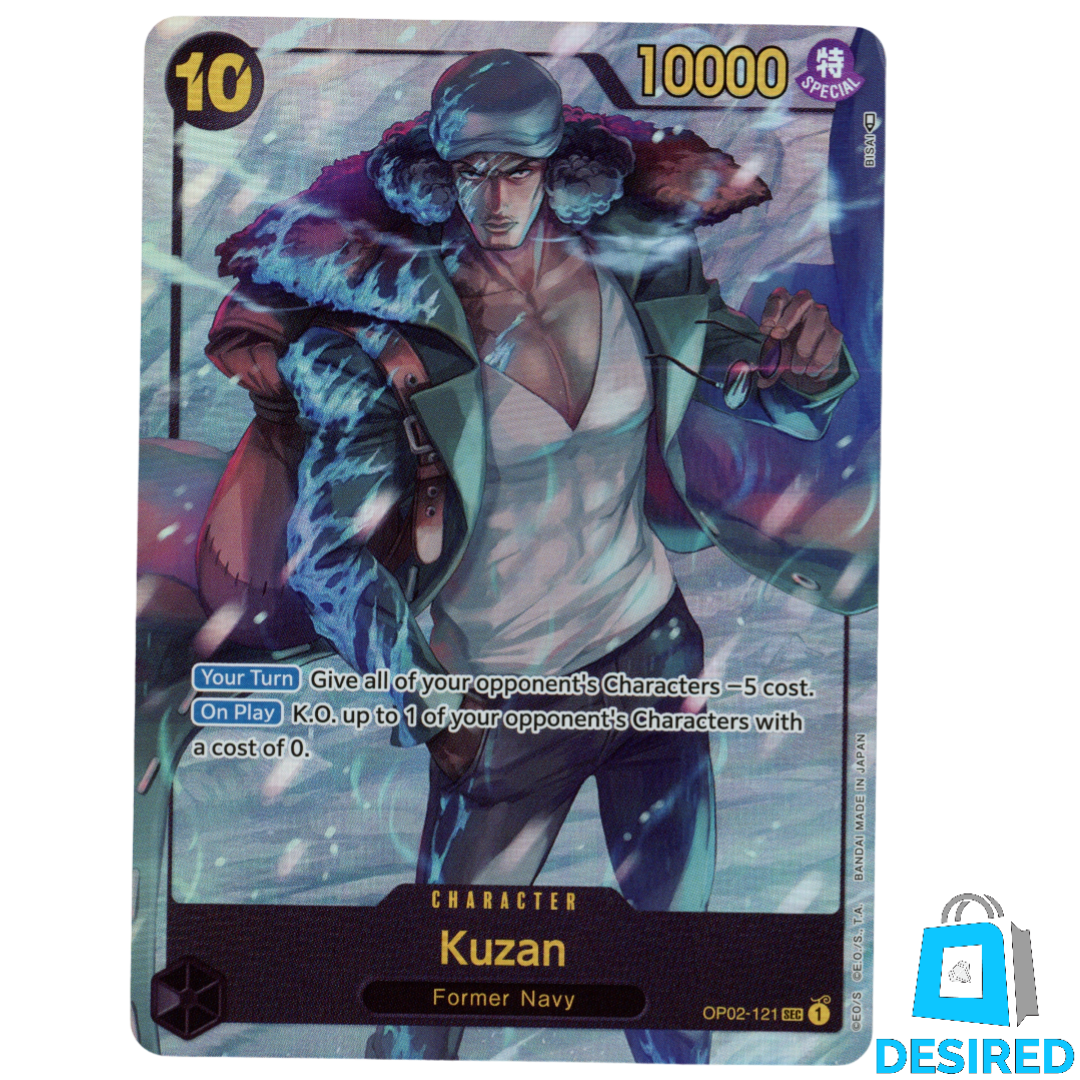 Kuzan (Alternate Art) OP02-121 SEC - Paramount War OP02