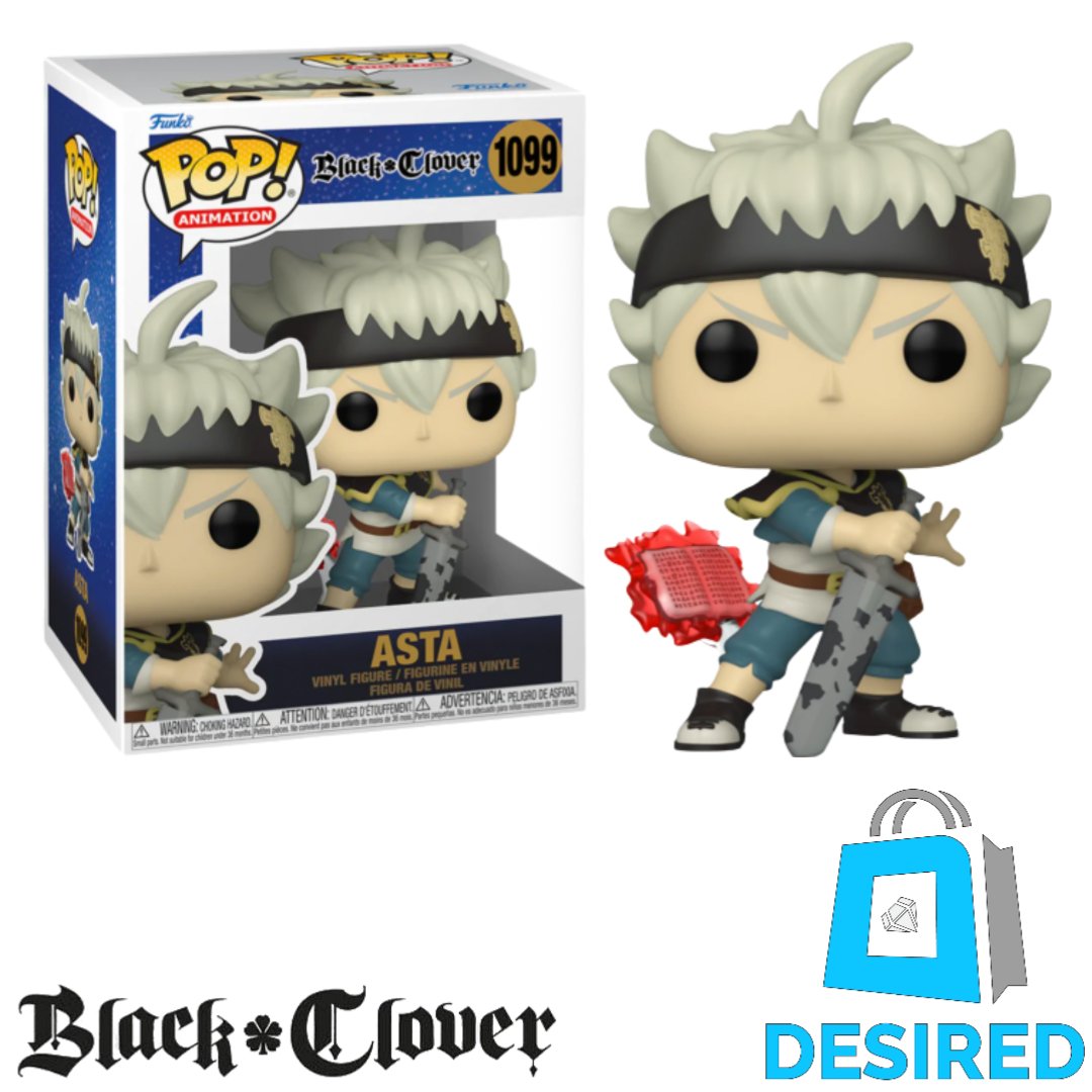 Asta #1099 - Black Clover Funko Pop! - Desired Collectibles Limited