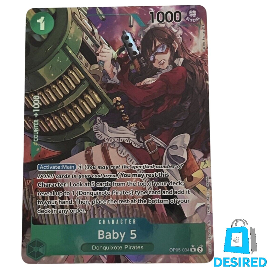 Baby 5 (Alternate Art) OP05-034 R - Awakening Of The New Era (OP-05) - Desired Collectibles Limited