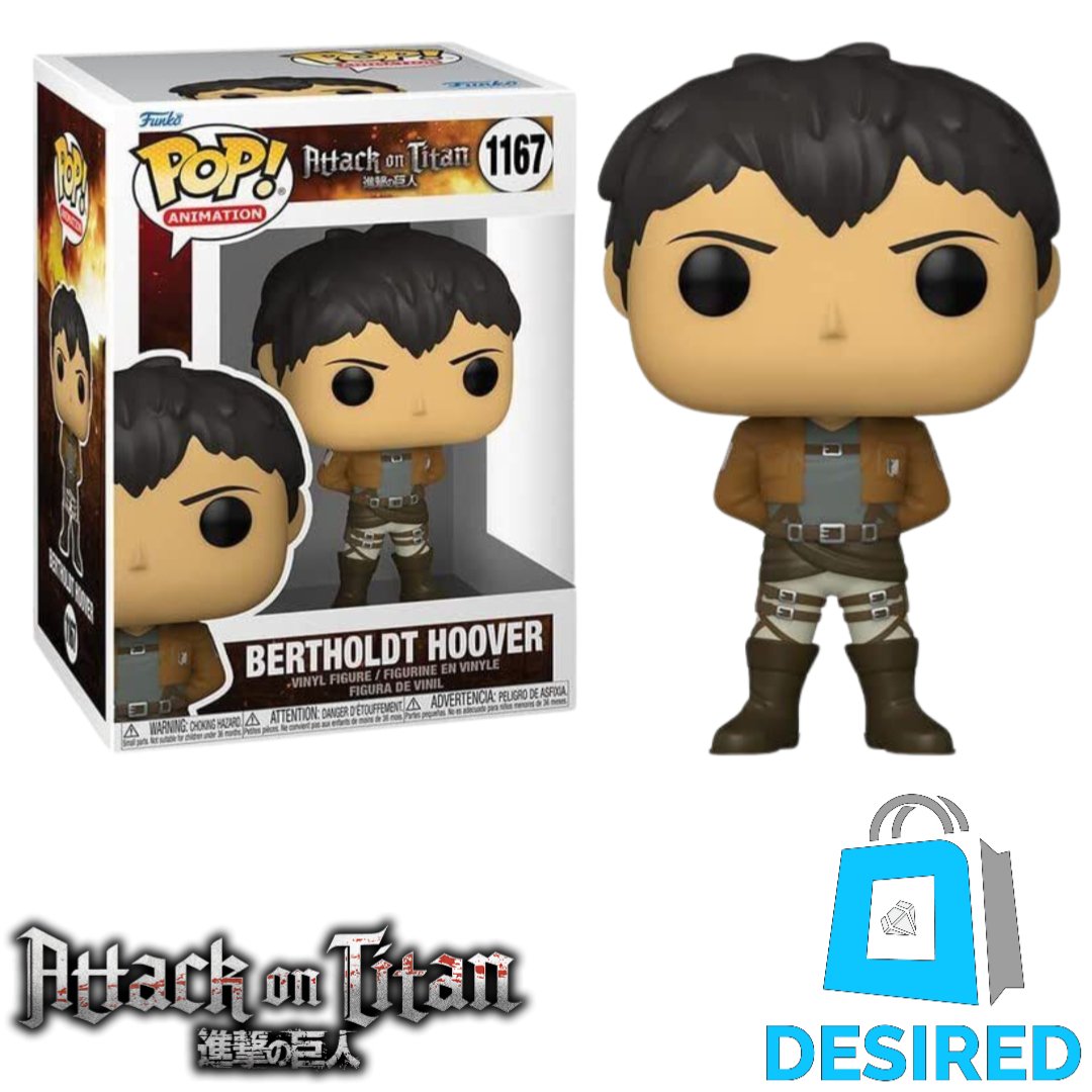 Bertholdt Hoover #1167 - Attack on Titan Funko Pop! - Desired Collectibles Limited