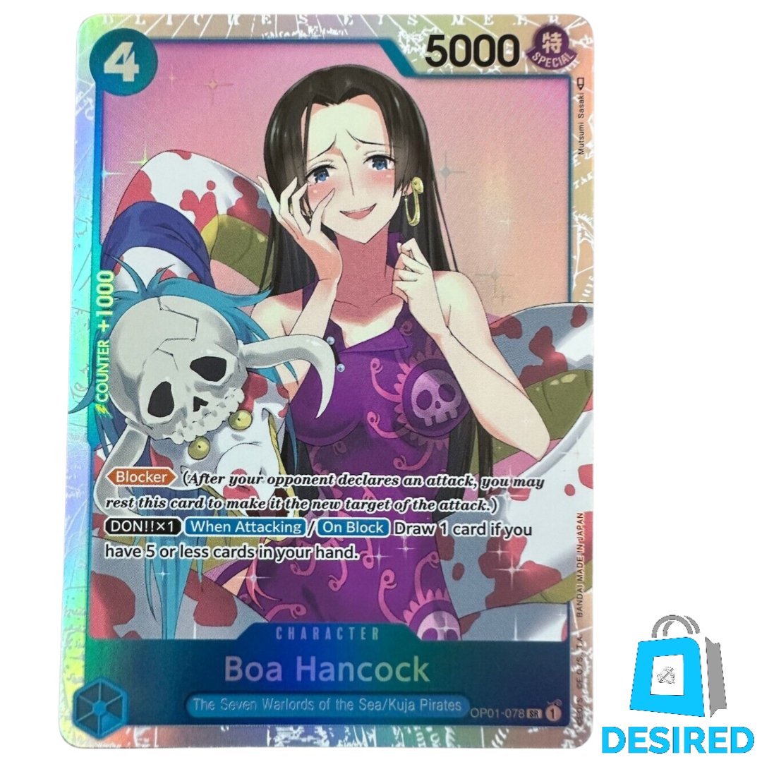 Boa Hancock OP01-078 SR - Romance Dawn (OP01) - Desired Collectibles Limited