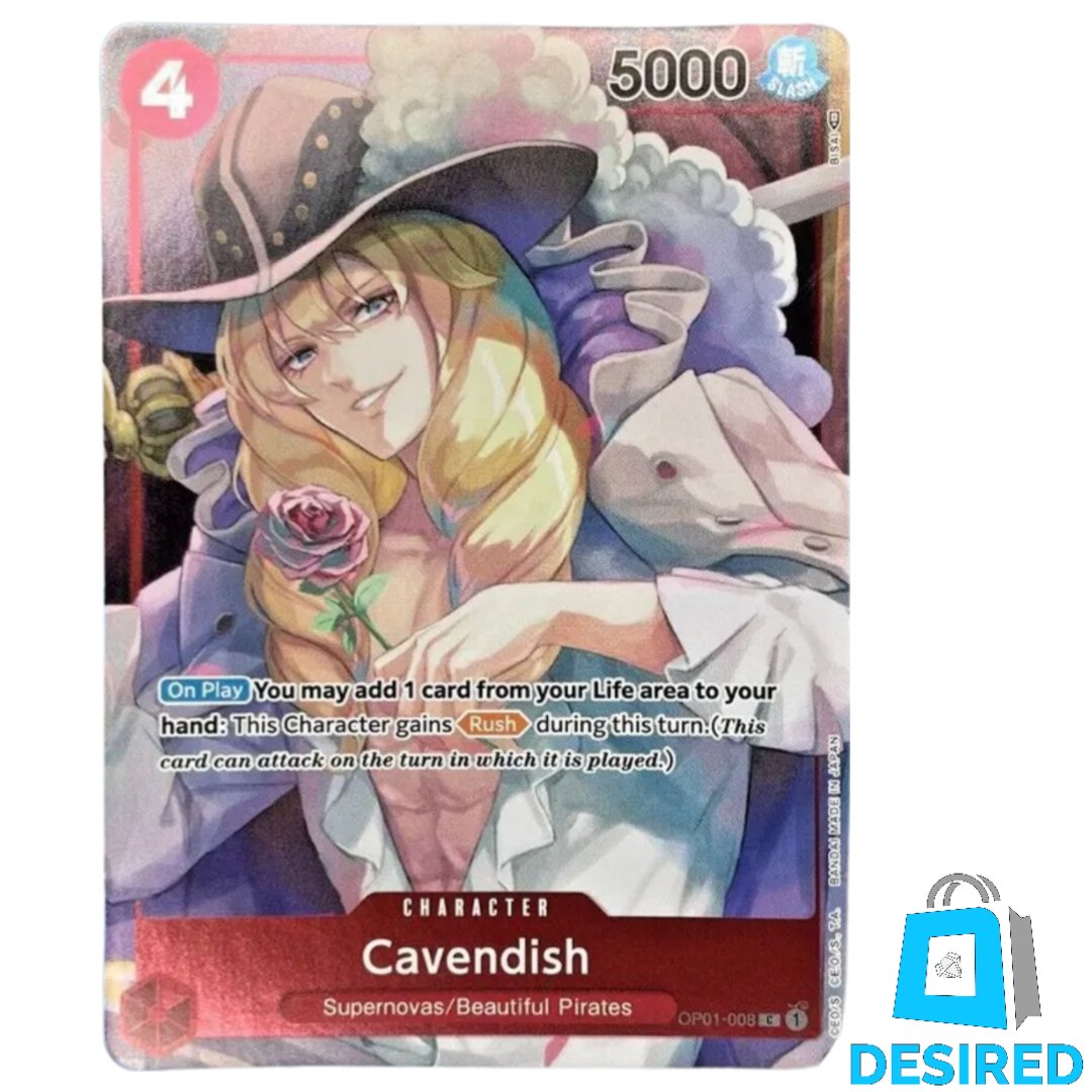 Cavendish OP01-008 C - Box Topper OP01 - Desired Collectibles Limited