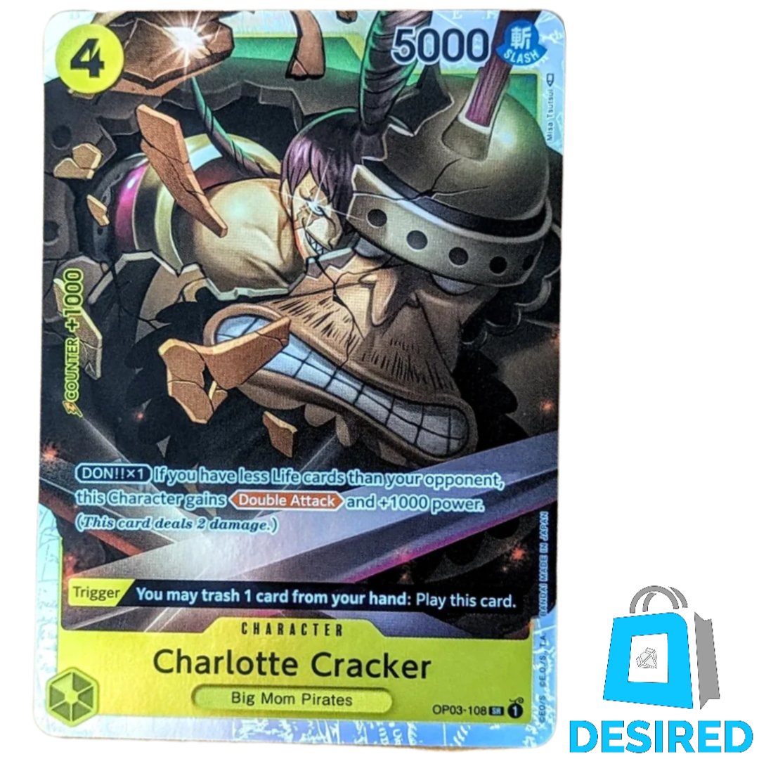 Charlotte Cracker OP03-108 SR - Pillars of Strength OP03 - Desired Collectibles Limited