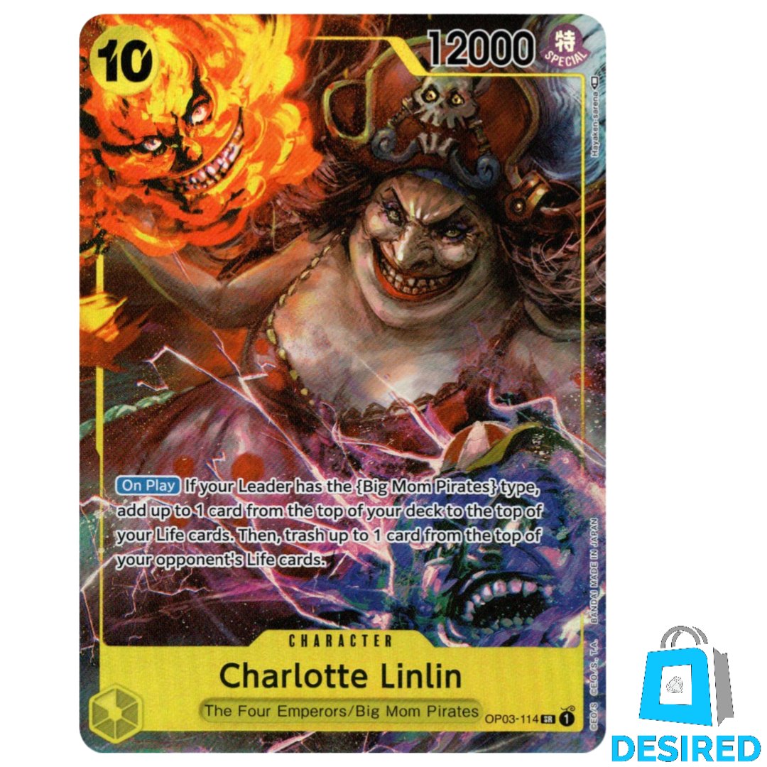 Charlotte Lin Lin (Alternate Art) OP03-114 SR - Pillars Of Strength OP03 - Desired Collectibles Limited