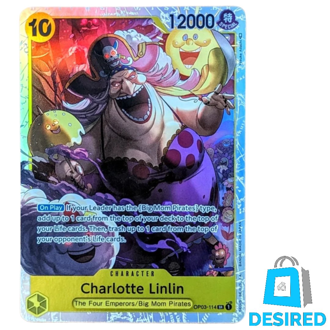 Charlotte Linlin OP03-114 SR - Pillars of Strength OP03 - Desired Collectibles Limited