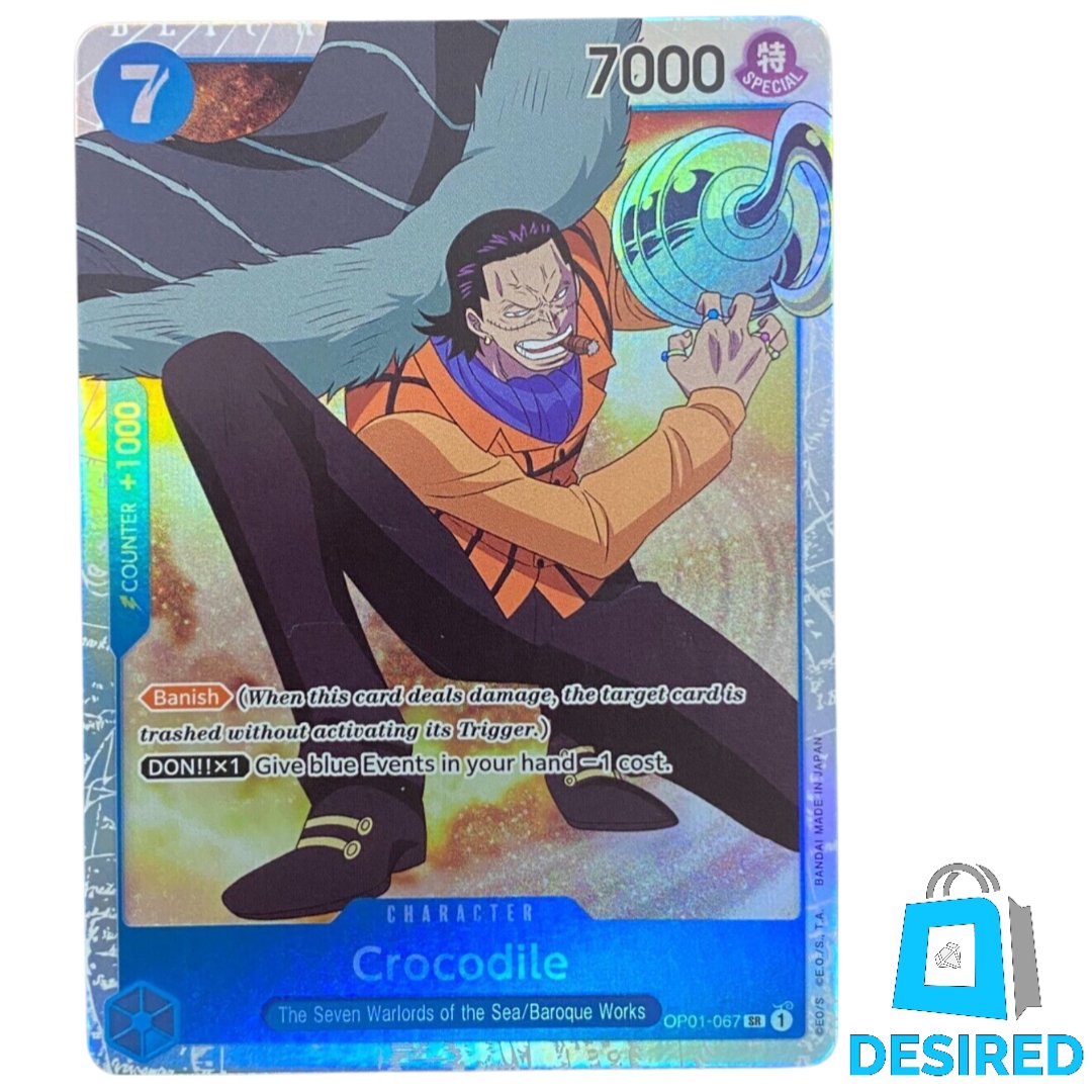 Crocodile OP01-067 SR - Romance Dawn OP01 - Desired Collectibles Limited