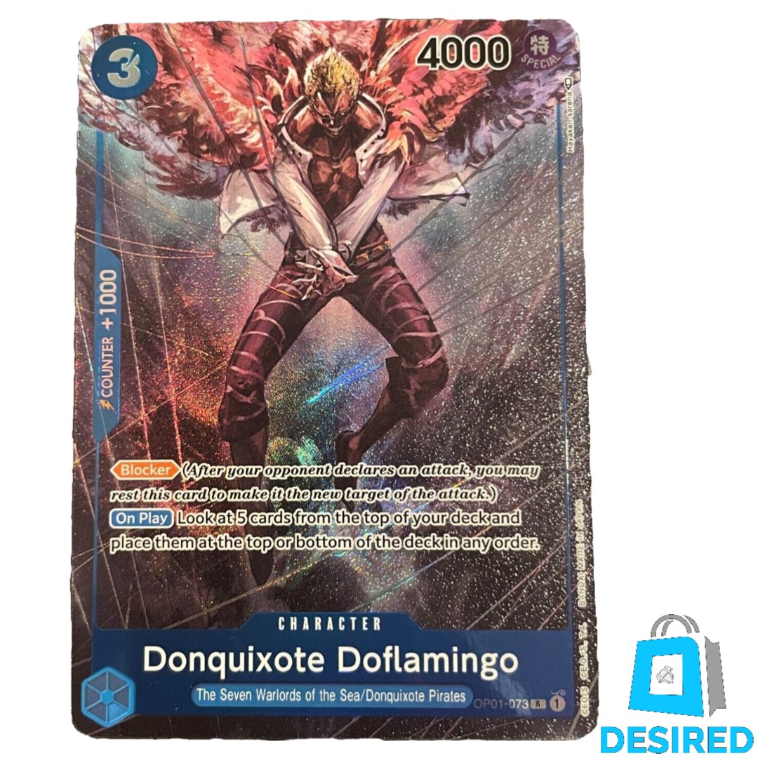 Donquixote Doflamingo (Alternative Art) R OP01-073 - Romance Dawn OP01 - Desired Collectibles Limited