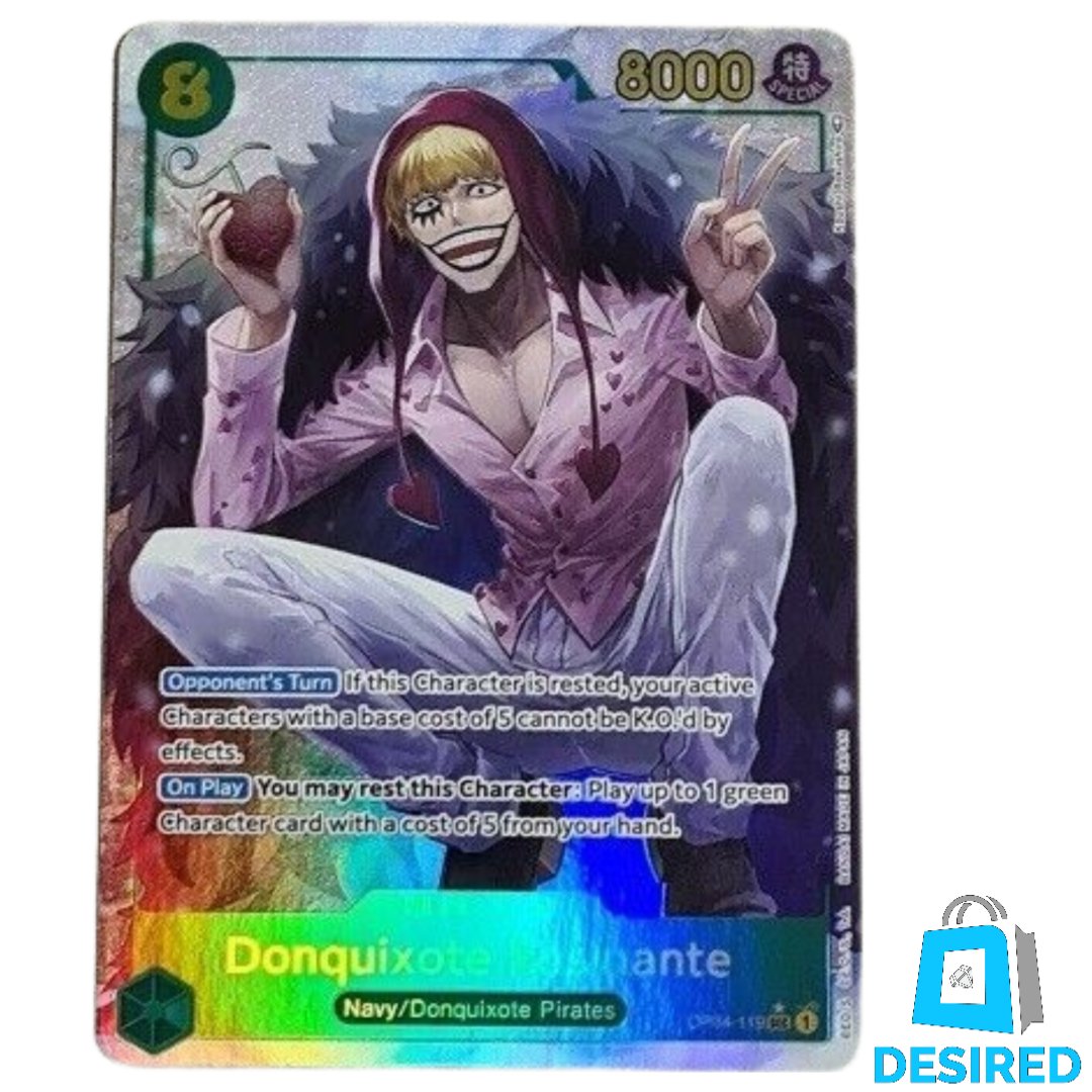 Donquixote Rosinante (Alternate Art) OP04-119 SEC - Kingdoms of Intrigue OP04 - Desired Collectibles Limited