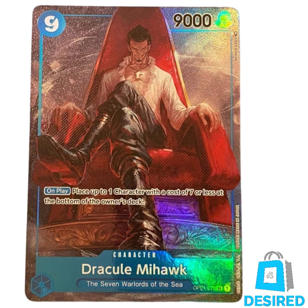 Dracule Mihawk (Alternative Art) OP01-070 - Romance Dawn OP01 - Desired Collectibles Limited