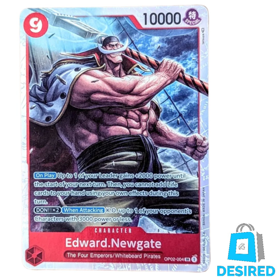 Edward.Newgate OP02-004 SR - Paramount War (OP02) - Desired Collectibles Limited