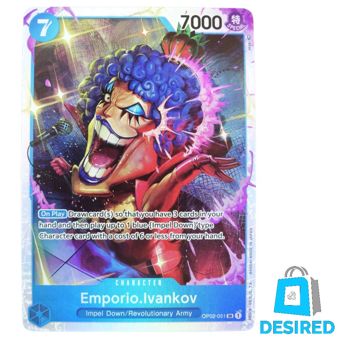 Emporio.Ivankov OP02-051 SR - Paramount War (OP02) - Desired Collectibles Limited