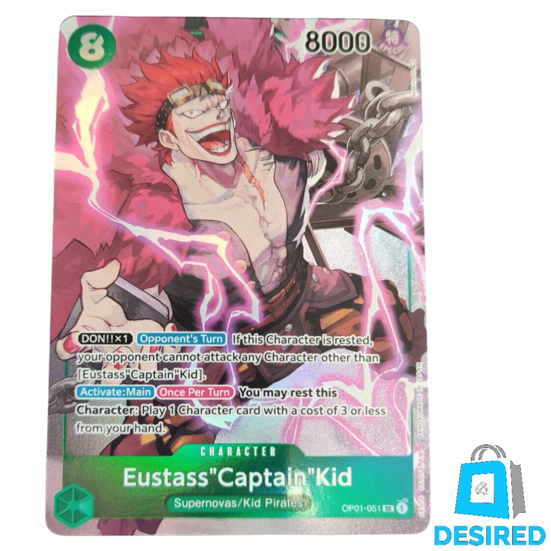 Eustass Captain Kid (Alternative Art) OP01-051 - Romance Dawn OP01 - Desired Collectibles Limited