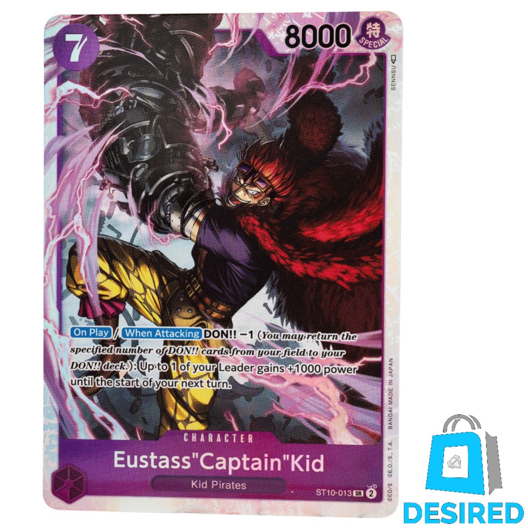 Eustass Captain Kid ST10-013 - The Three Captains ST10 - Desired Collectibles Limited