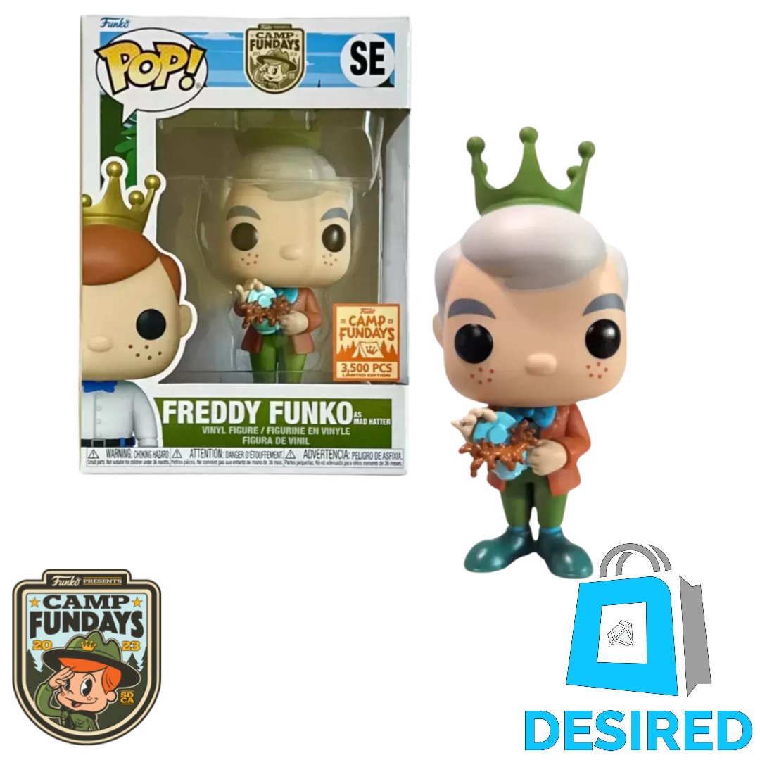 Freddy Funko As Mad Hatter SE 3500 Pieces - Camp Fundays Funko Pop! - Desired Collectibles Limited