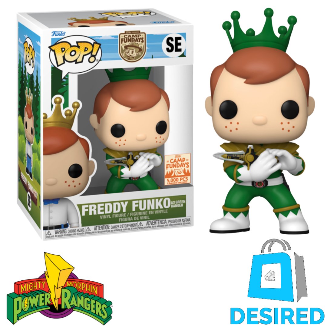 Freddy Funko As The Green Ranger Le 5000 Pcs - Camp Fundays Funko Pop! - Desired Collectibles Limited