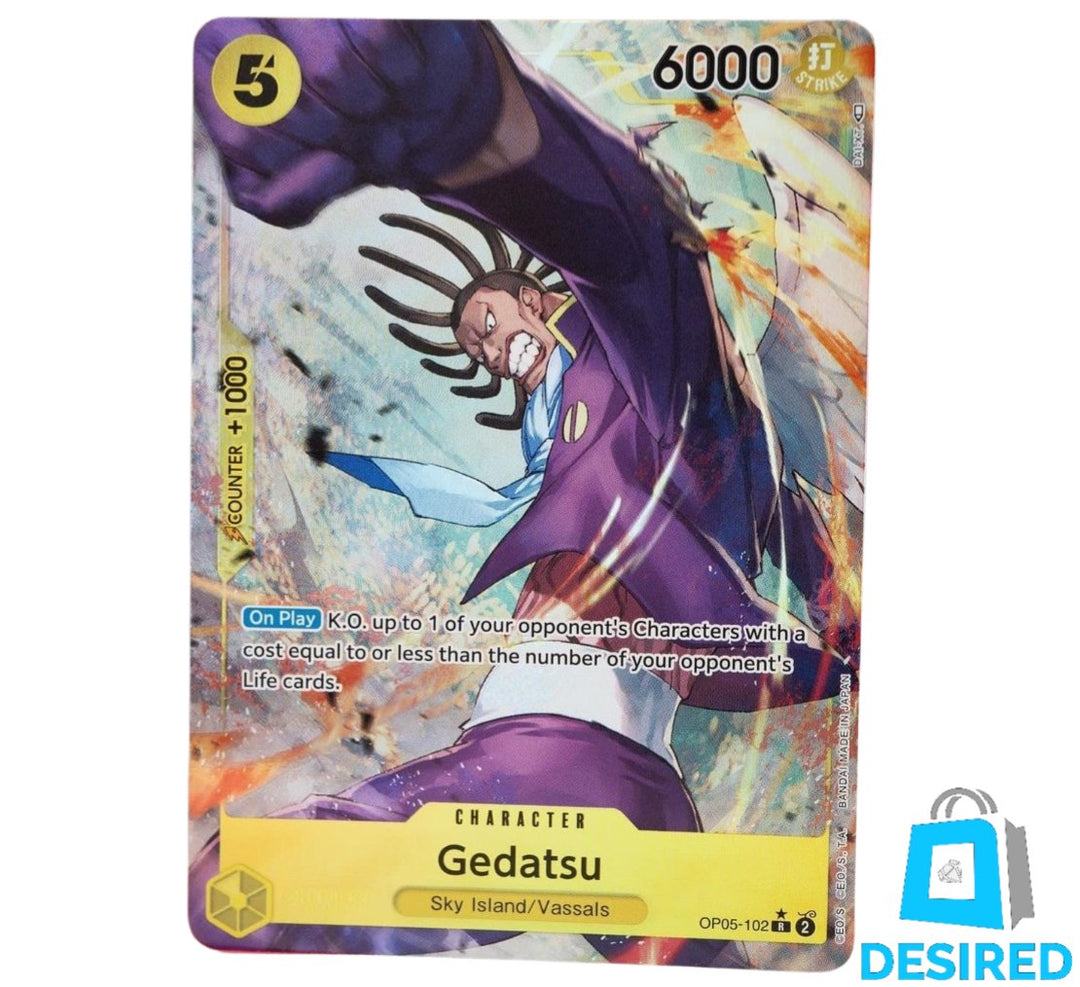 Gedatsu (Alternate Art) OP05-102 R - Awakening Of The New Era (OP-05) - Desired Collectibles Limited