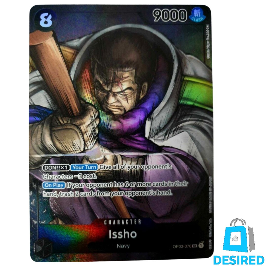 Issho (Alternate Art) OP03-078 SR - Pillars Of Strength OP03 - Desired Collectibles Limited