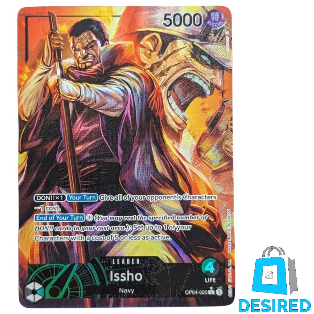 Issho Leader (Alternate Art) OP04-020 L - Kingdoms Of Intrigue OP04 - Desired Collectibles Limited