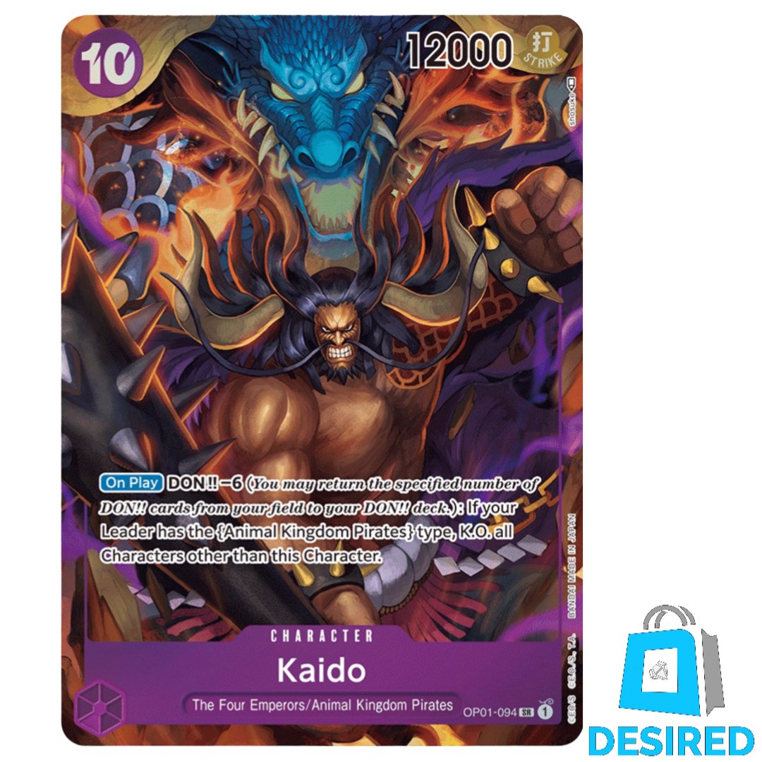 Kaido (Alternative Art) OP01-094 SR - Romance Dawn OP01 - Desired Collectibles Limited