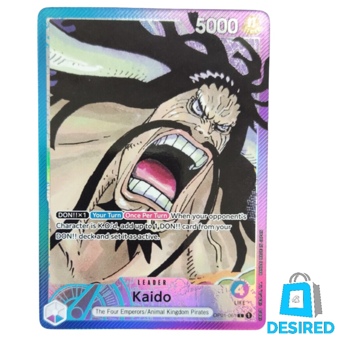 Kaido Leader (Alternative Art) OP01-061 - Romance Dawn OP01 - Desired Collectibles Limited