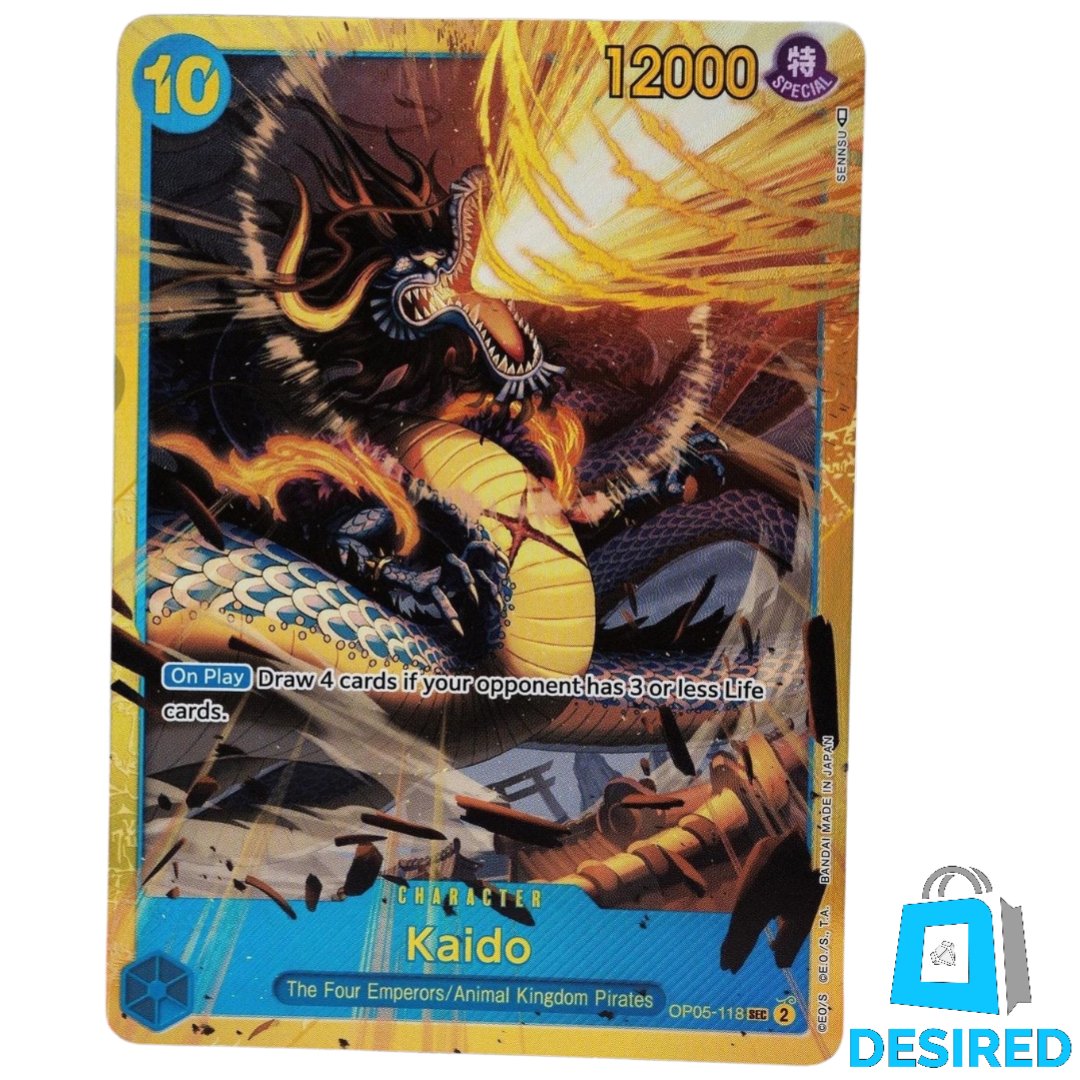 Kaido OP05-118 SEC - Awakening Of The New Era (OP-05) - Desired Collectibles Limited