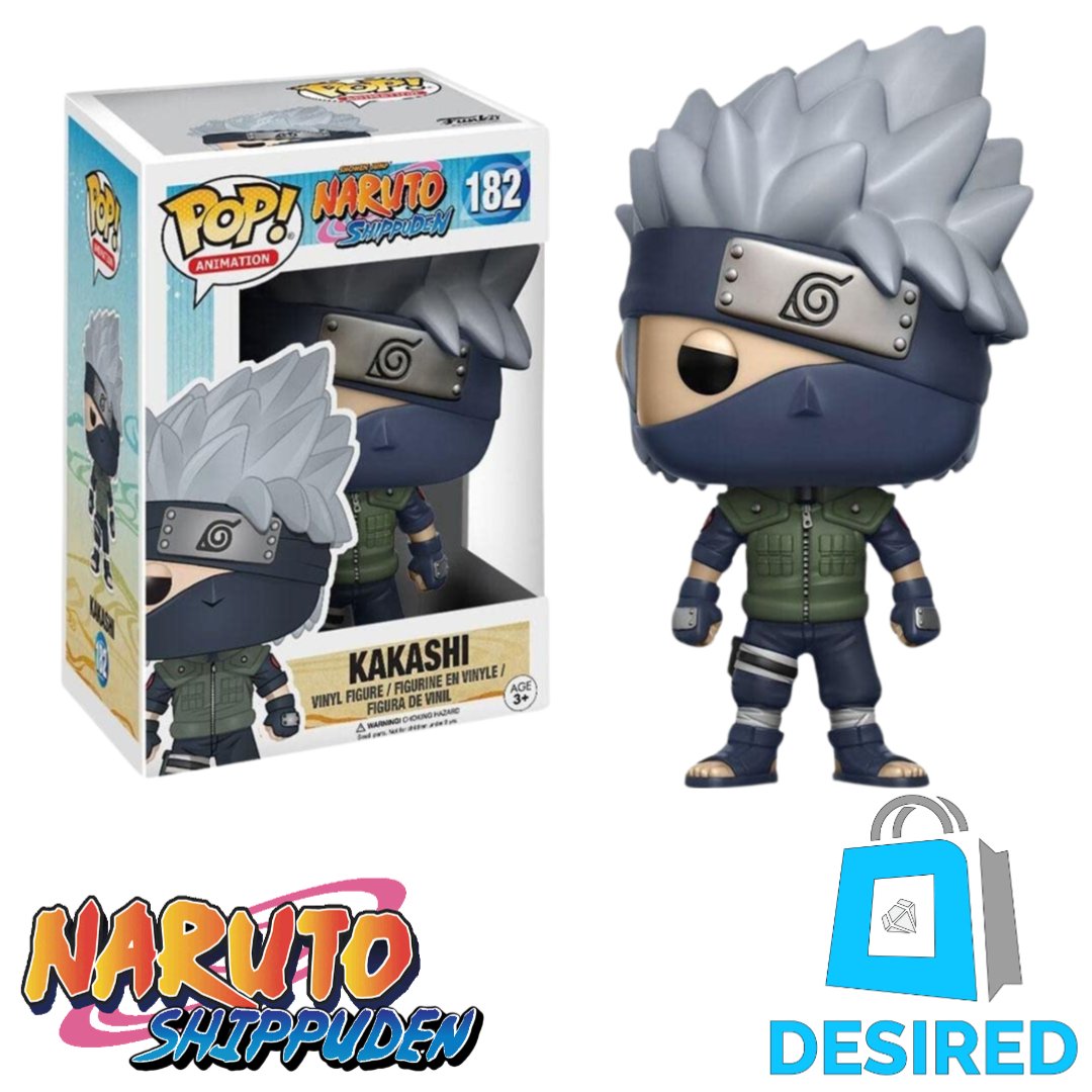 Kakashi #182 - Naruto Shippuden Funko Pop! - Desired Collectibles Limited