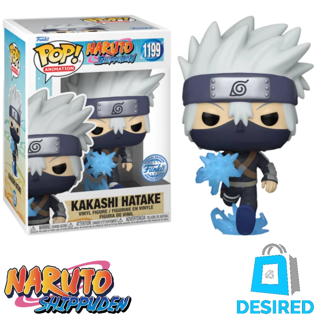 Kakashi Hatake Glow #1199 - Naruto Shippuden Funko Pop! - Desired Collectibles Limited