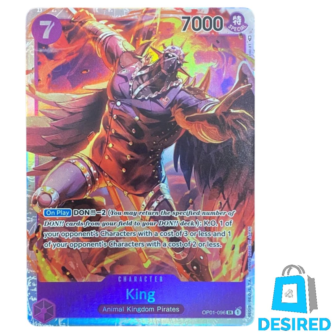 King OP01-096 SR - Romance Dawn OP01 - Desired Collectibles Limited