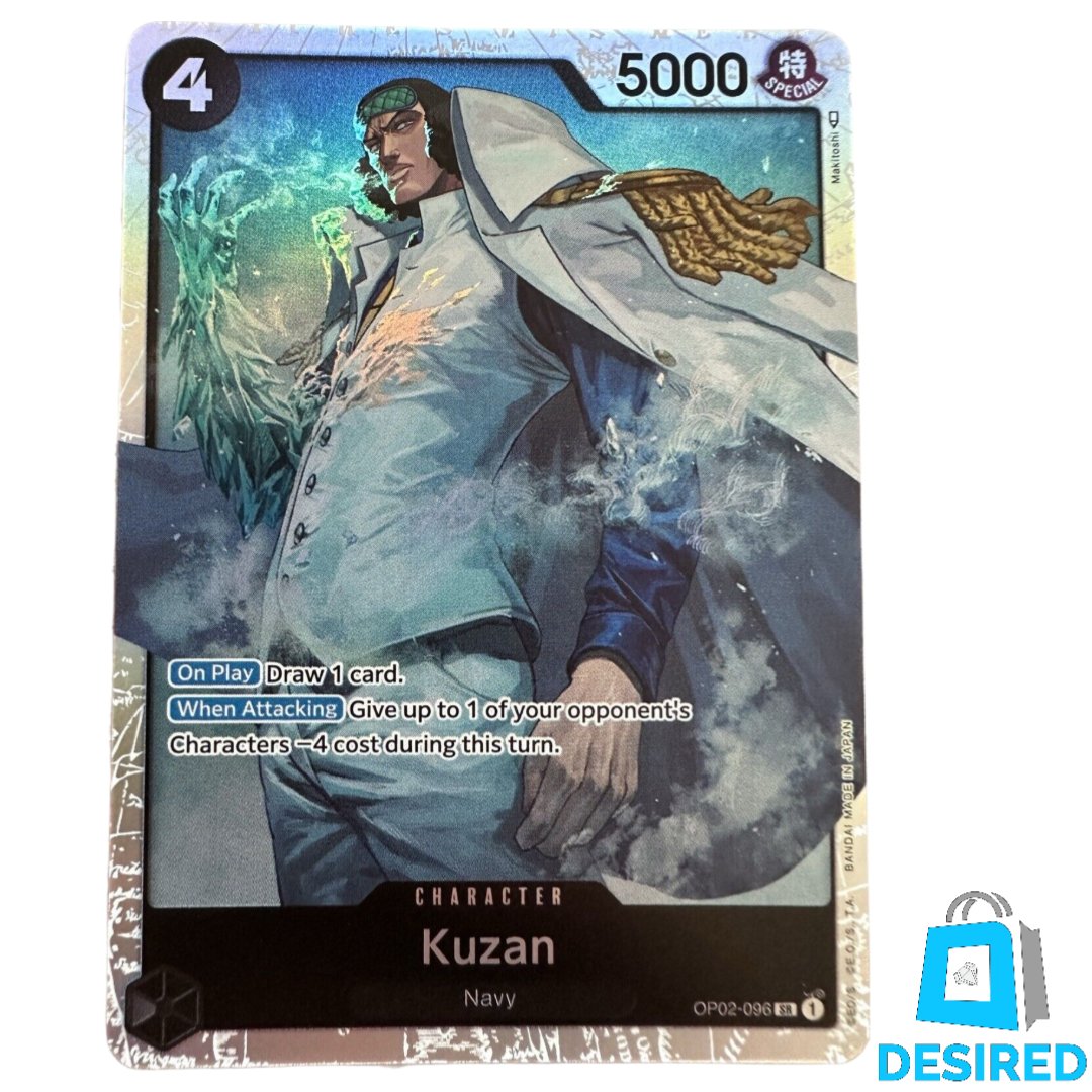 Kuzan OP02-096 SR - Paramount War (OP02) - Desired Collectibles Limited