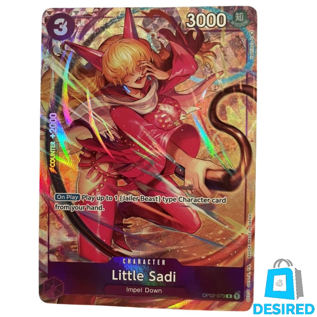 Little Sadi ( Alternative Art) OP02-073 R - Paramount War OP02 - Desired Collectibles Limited