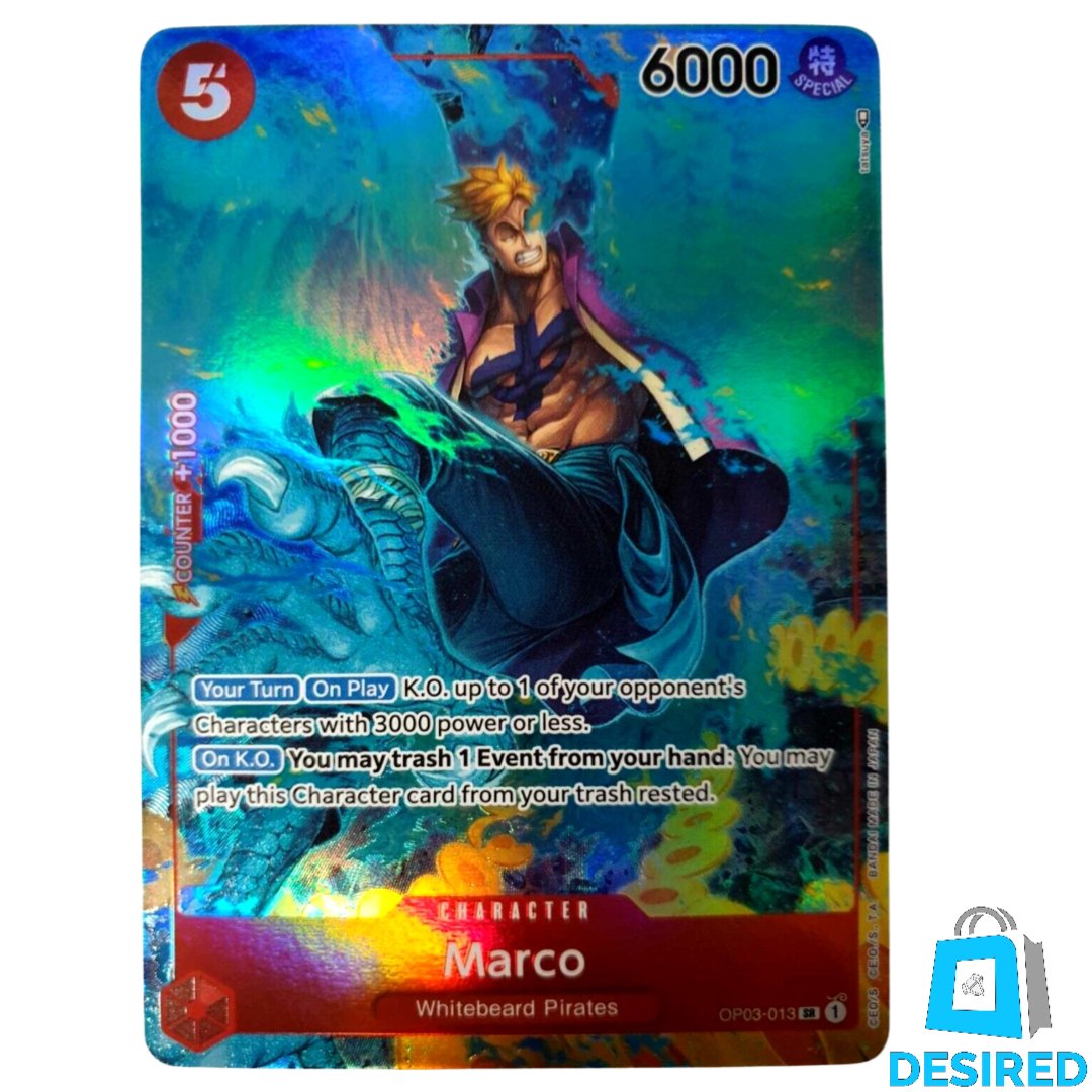 Marco (Alternate Art) OP03-013 SR - Pillars Of Strength OP03 - Desired Collectibles Limited