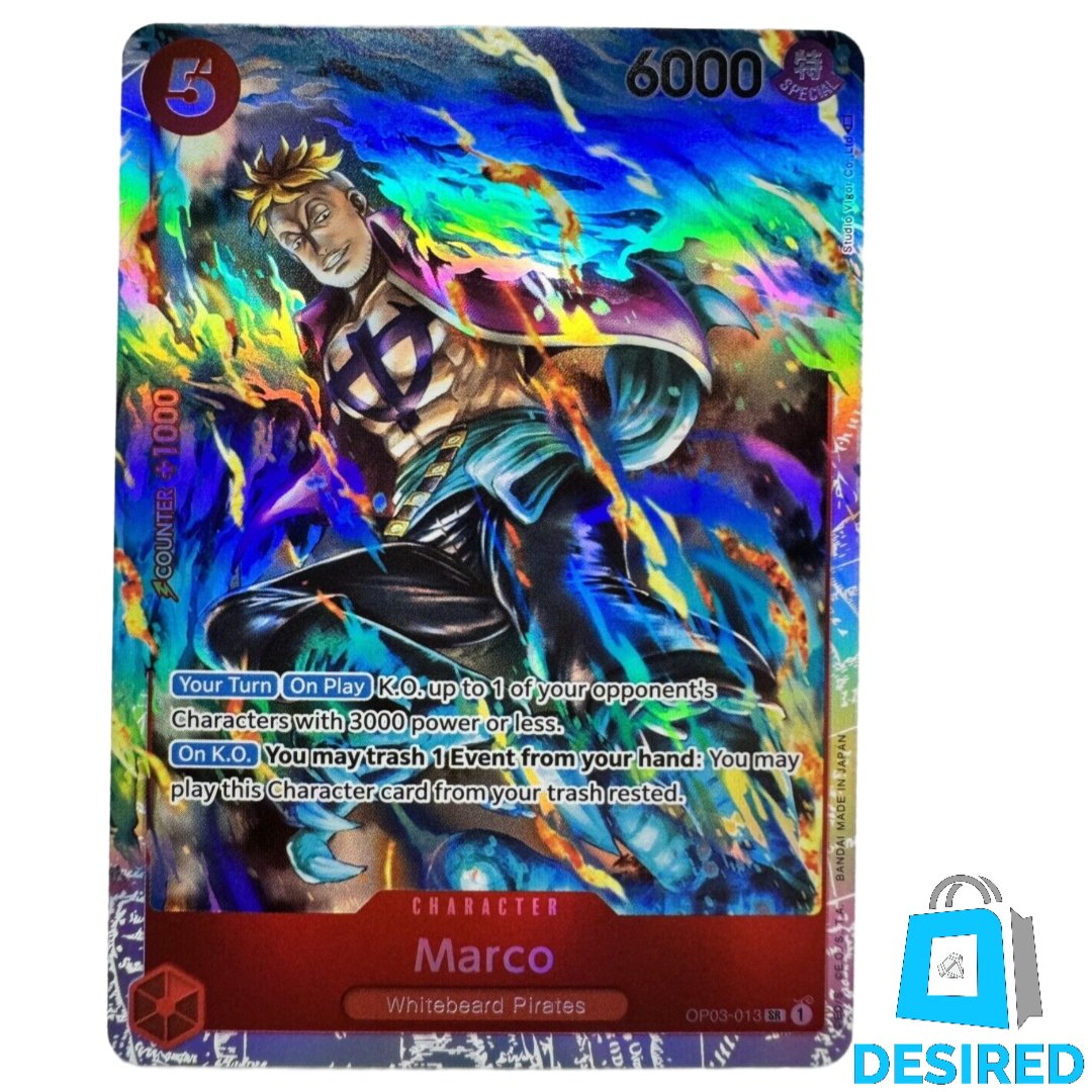 Marco OP03-013 SR - Pillars Of Strength OP03 - Desired Collectibles Limited