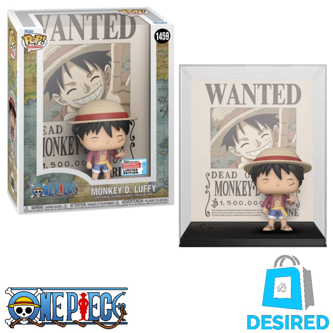 Monkey D. Luffy (Wanted Poster) #1459 - One Piece Funko Pop! - Desired Collectibles Limited