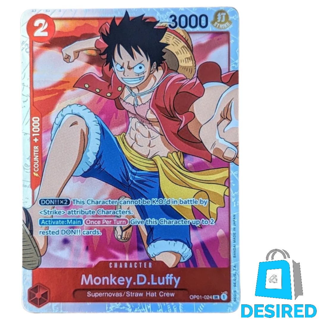 Monkey.D.Luffy OP01-024 SR - Romance Dawn OP01 - Desired Collectibles Limited