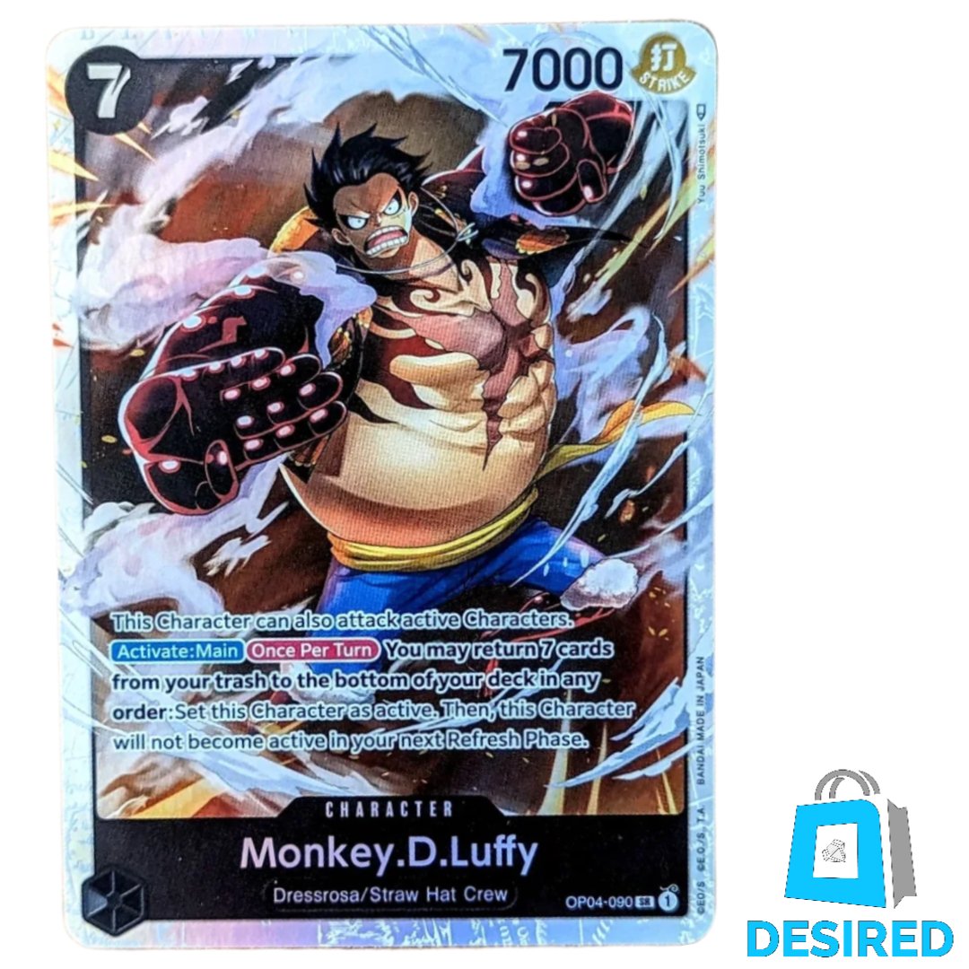 Monkey.D.Luffy OP04-090 SR - Kingdoms of Intrigue OP04 - Desired Collectibles Limited