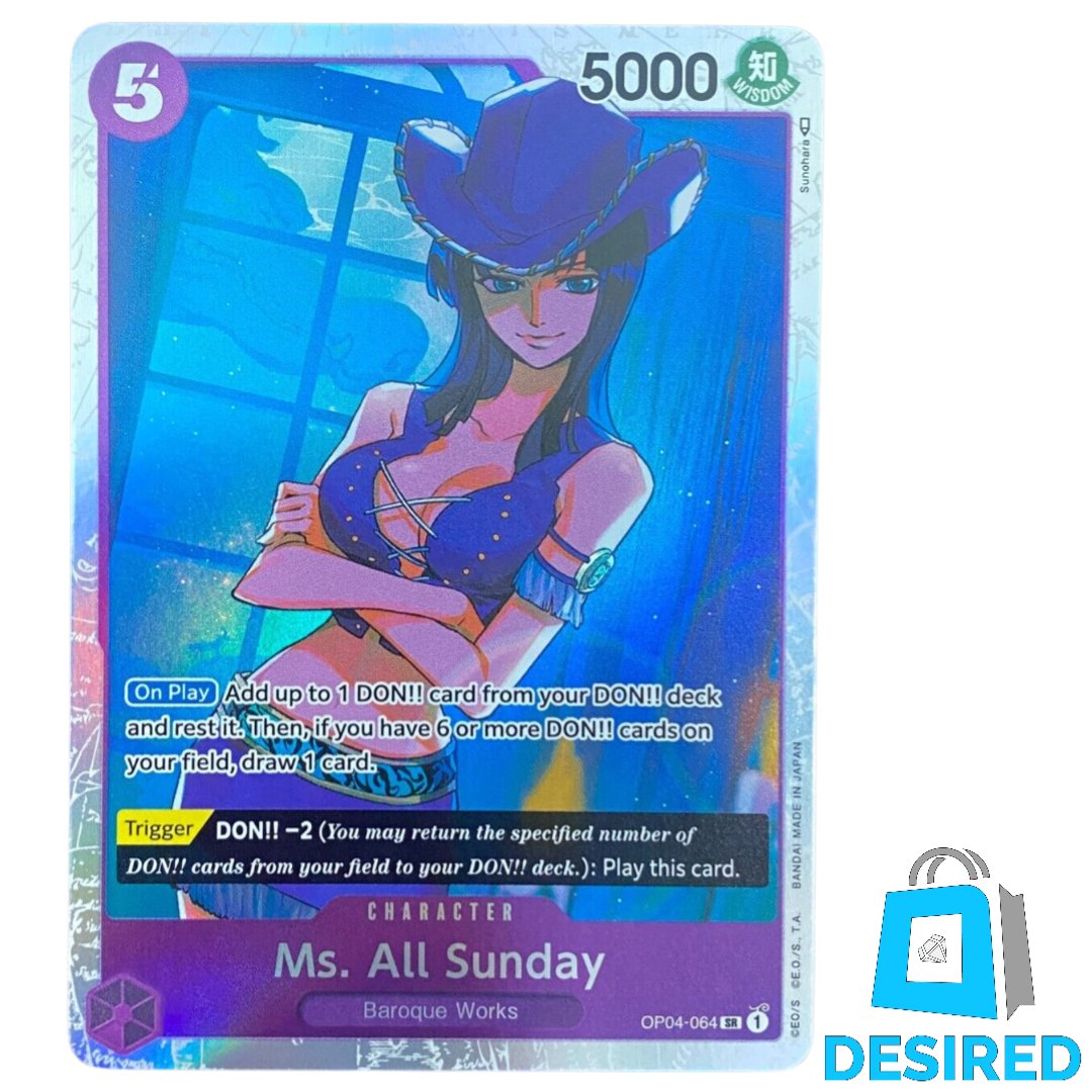 Ms. All Sunday OP04-064 SR - Kingdoms of Intrigue OP04 - Desired Collectibles Limited