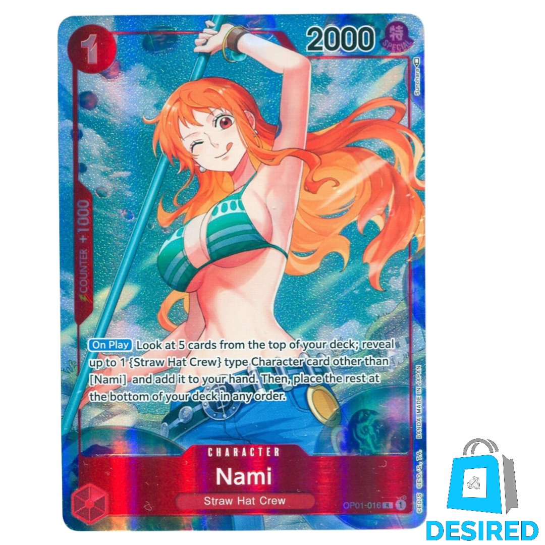 Nami (Alternative Art) OP01-016 R - Romance Dawn OP01 - Desired Collectibles Limited