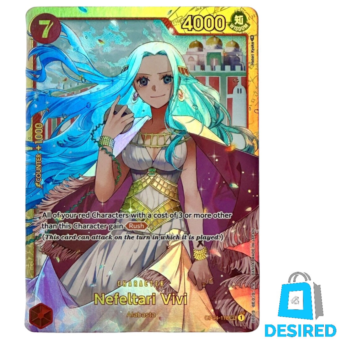 Nefeltari Vivi OP04-118 SEC - Kingdoms of Intrigue OP04 - Desired Collectibles Limited