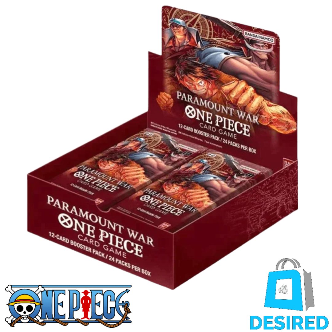 One Piece Card Game Booster Box - Paramount War (OP-02) - Desired Collectibles Limited