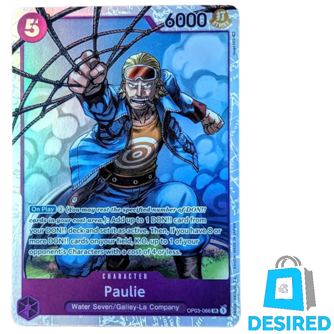 Paulie OP03-066 SR - Pillars of Strength OP03 - Desired Collectibles Limited