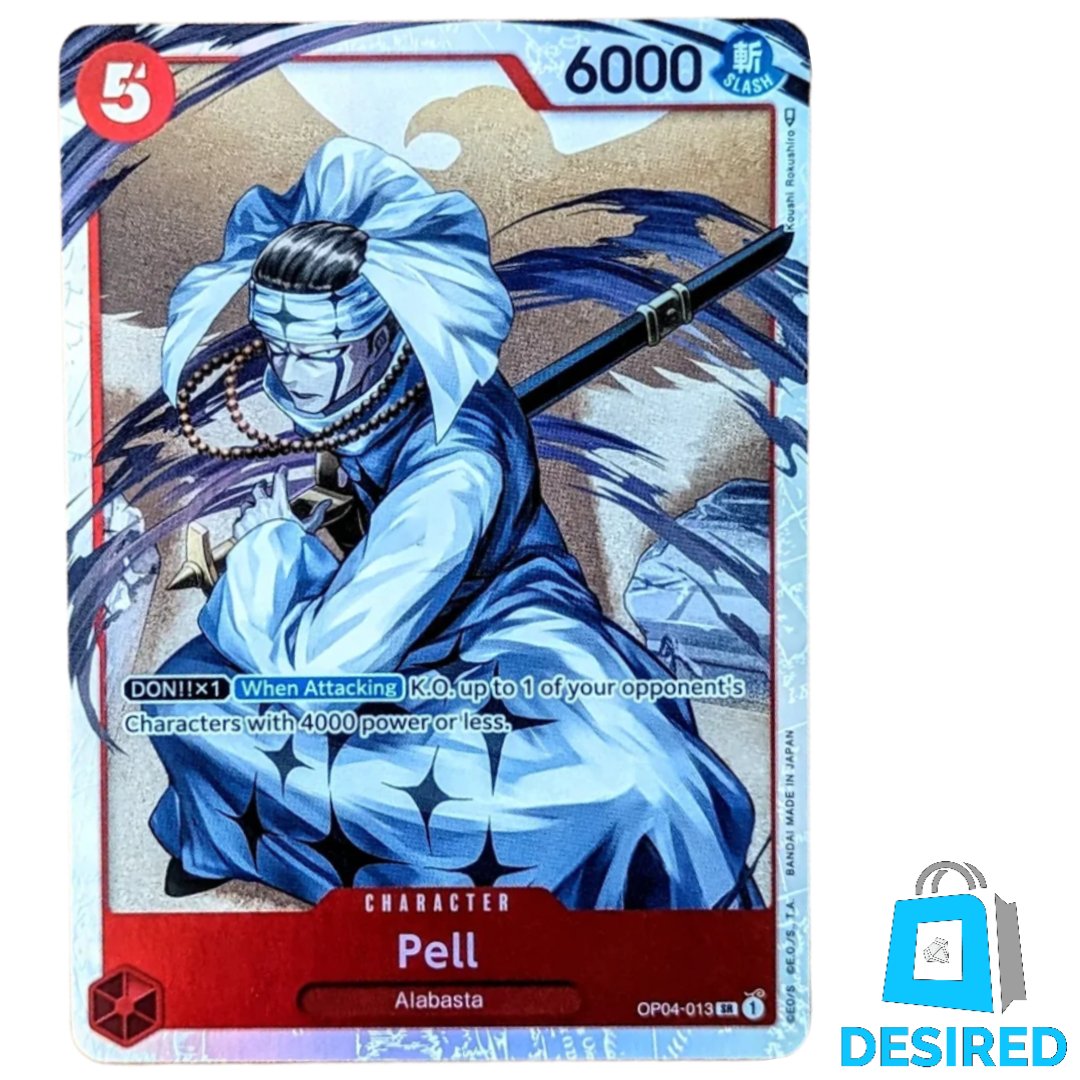 Pell OP04-013 SR - Kingdoms of Intrigue OP04 - Desired Collectibles Limited