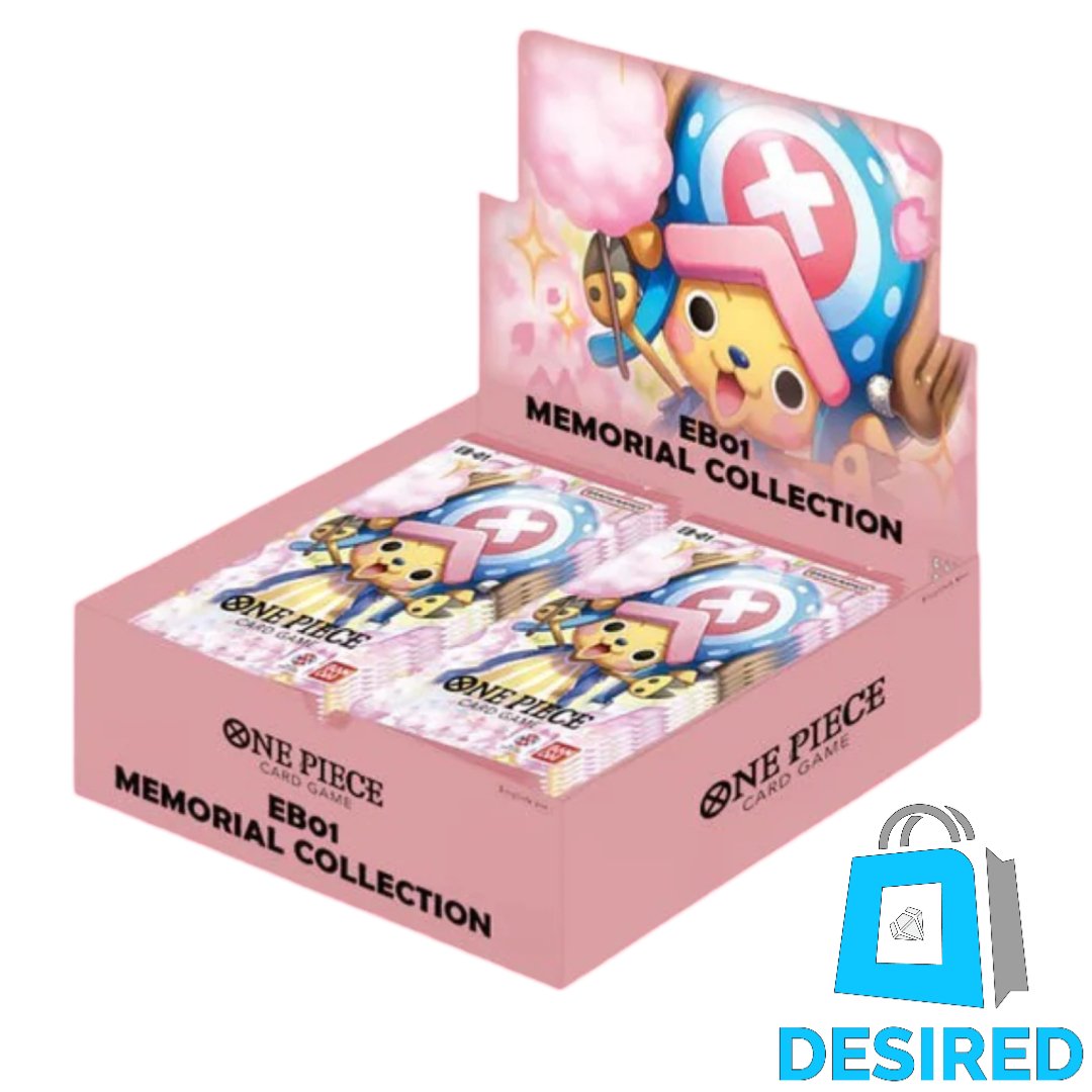 (Pre Order) One Piece Card Game Extra Booster - Memorial Collection (EB-01) - Desired Collectibles Limited