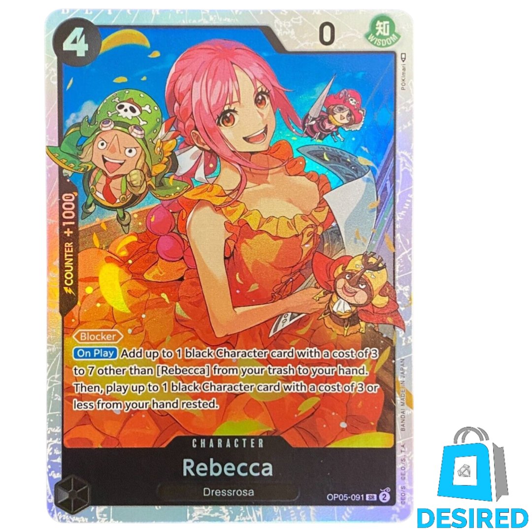 Rebecca OP05-091 SR - Awakening Of The New Era (OP-05) - Desired Collectibles Limited